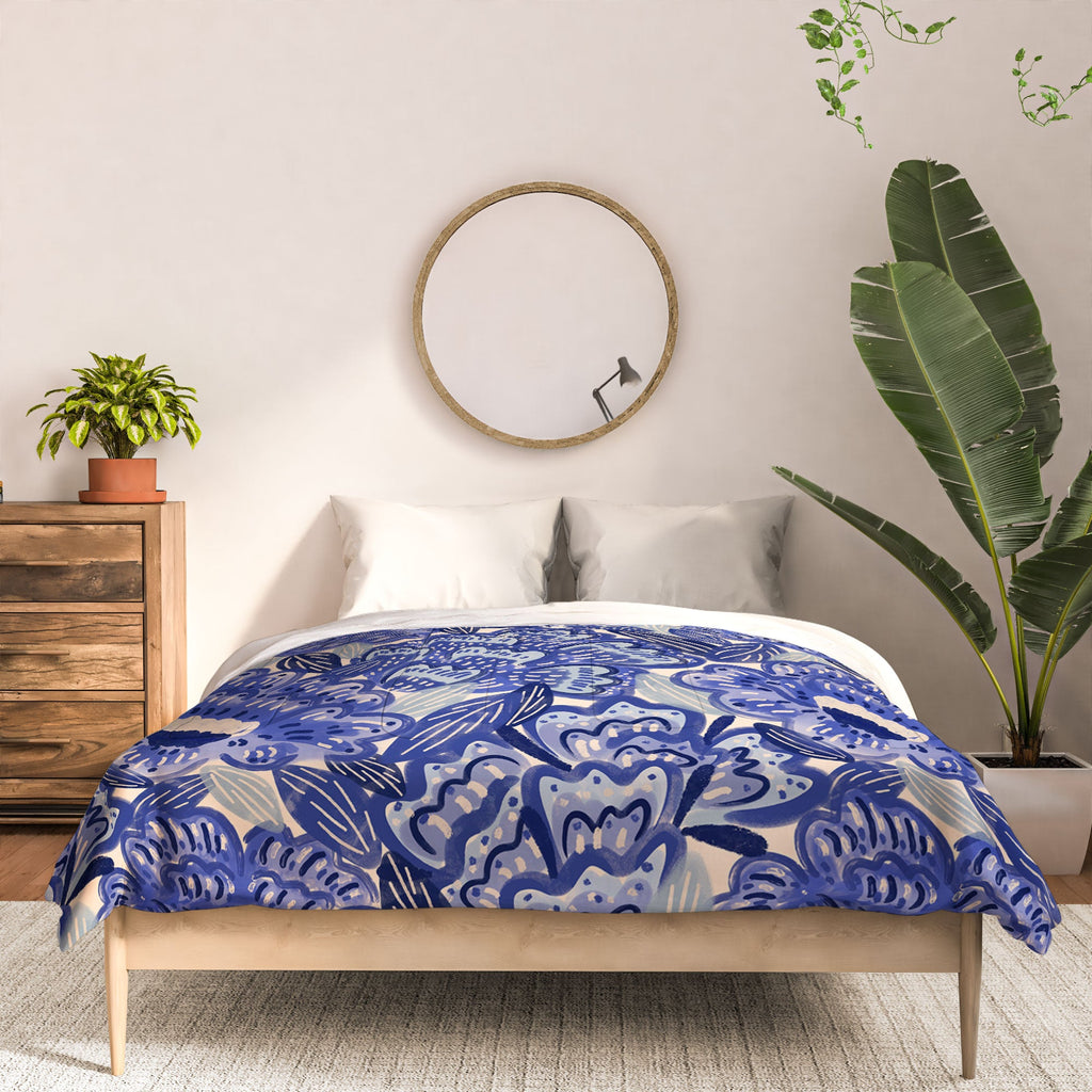 carriecantwell French Country Blue Floral Comforter
