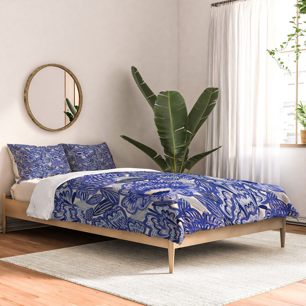 carriecantwell French Country Blue Floral Comforter