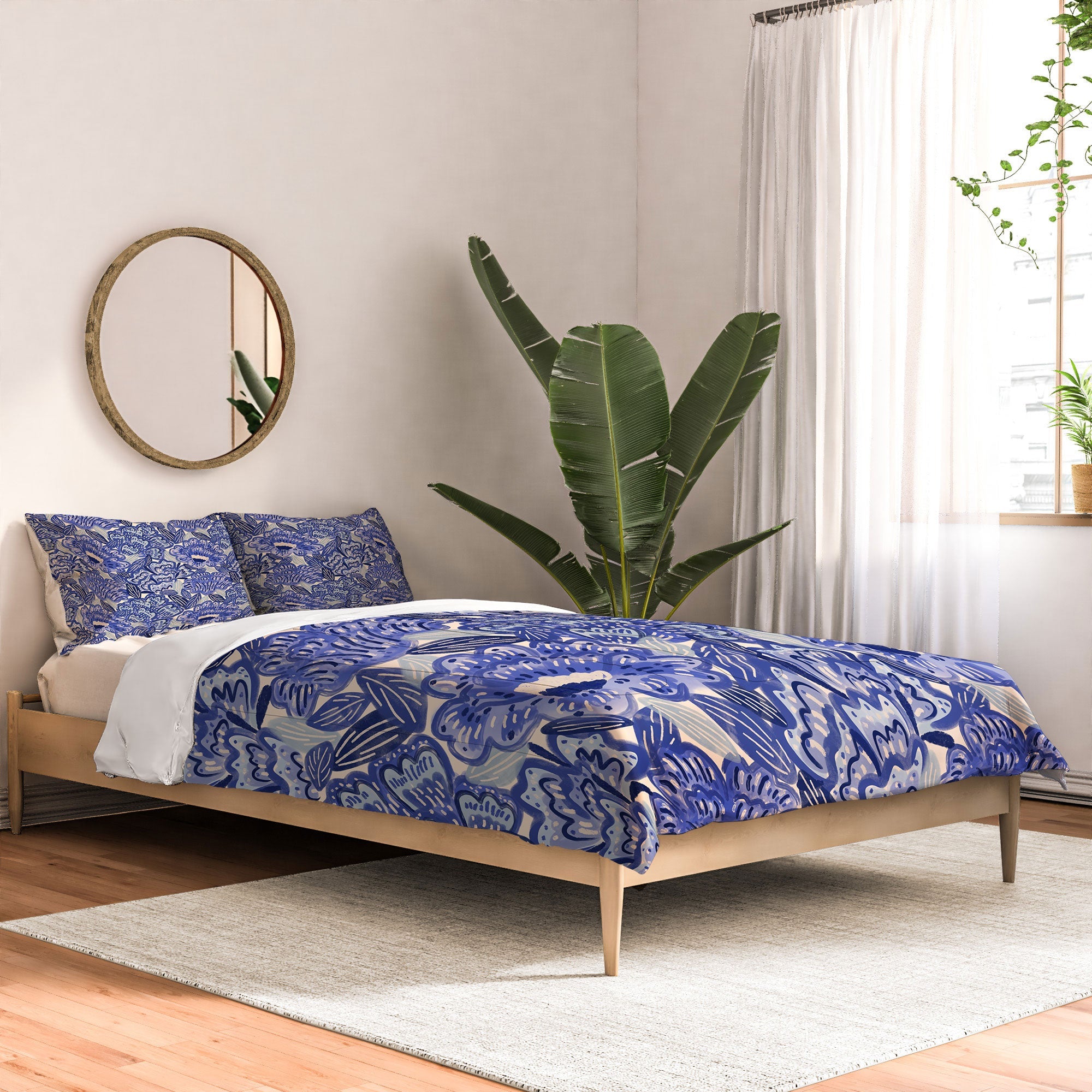 carriecantwell French Country Blue Floral Comforter