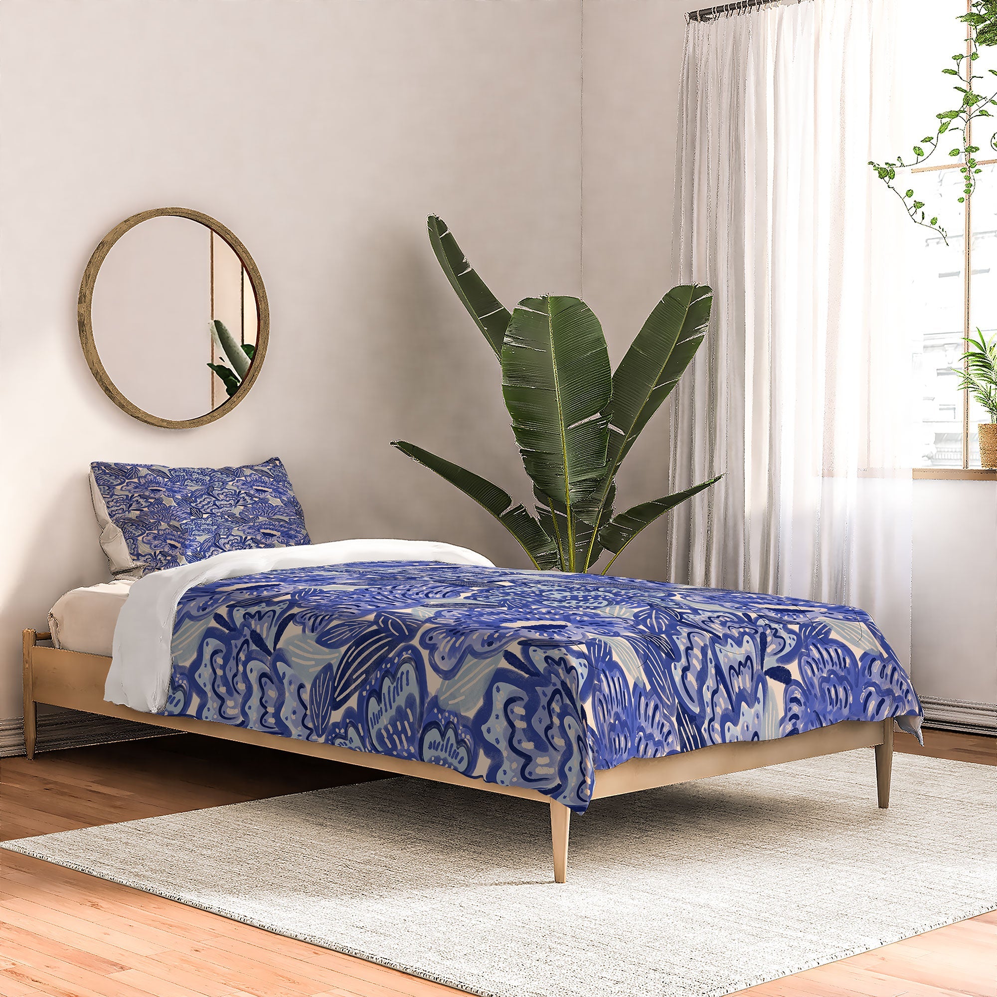 carriecantwell French Country Blue Floral Comforter