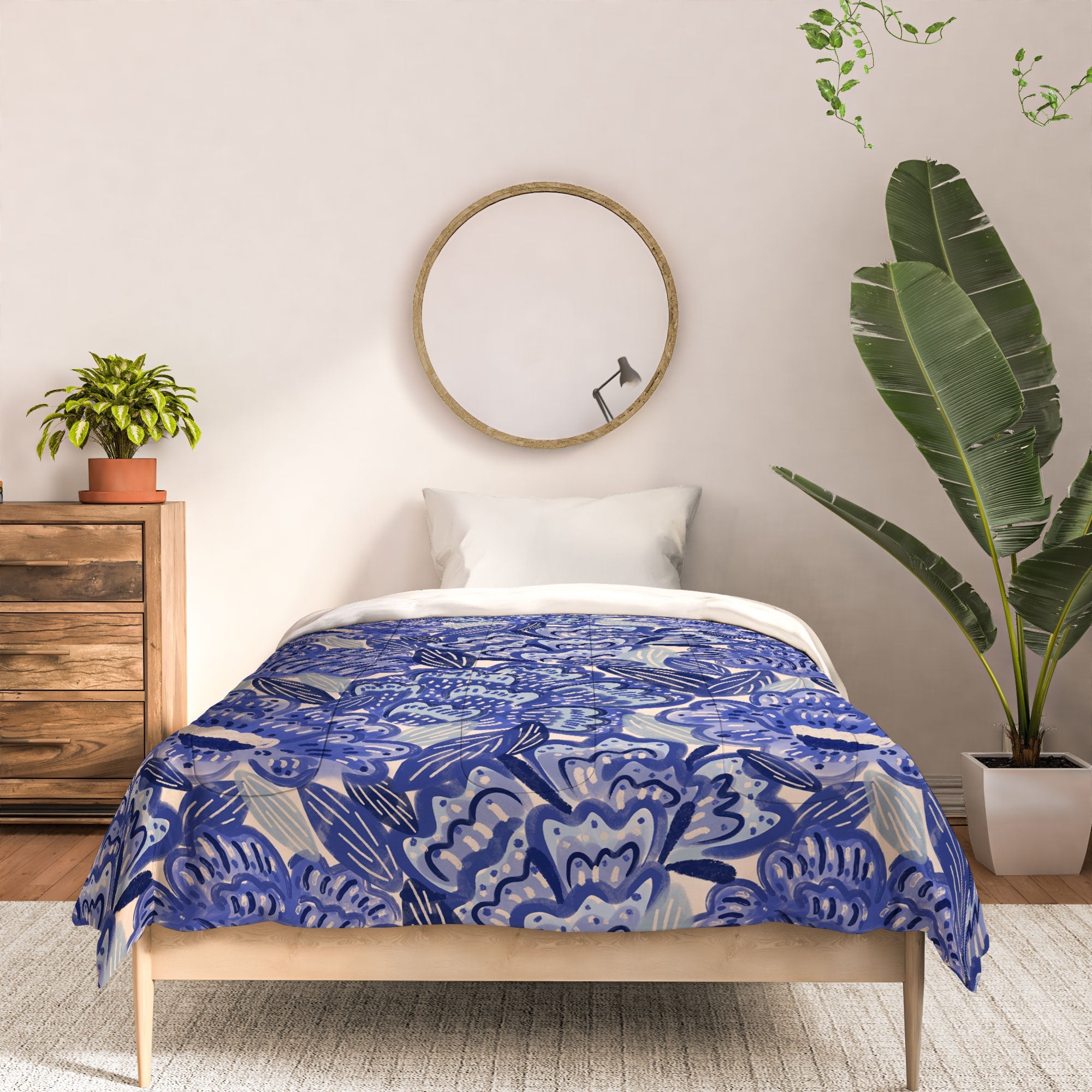 carriecantwell French Country Blue Floral Comforter