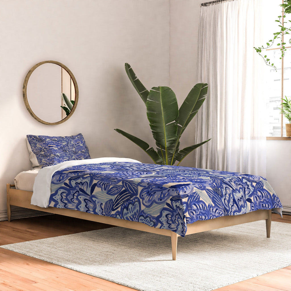 carriecantwell French Country Blue Floral Comforter