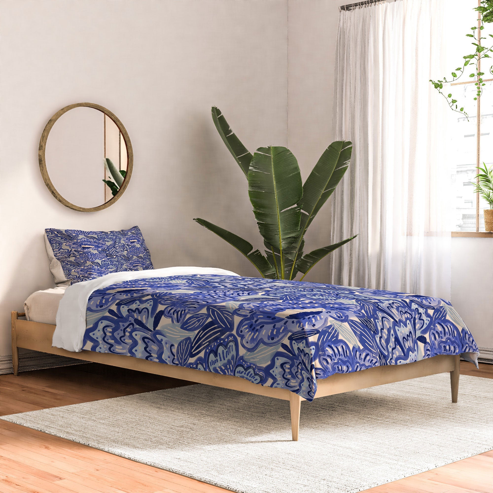 carriecantwell French Country Blue Floral Comforter