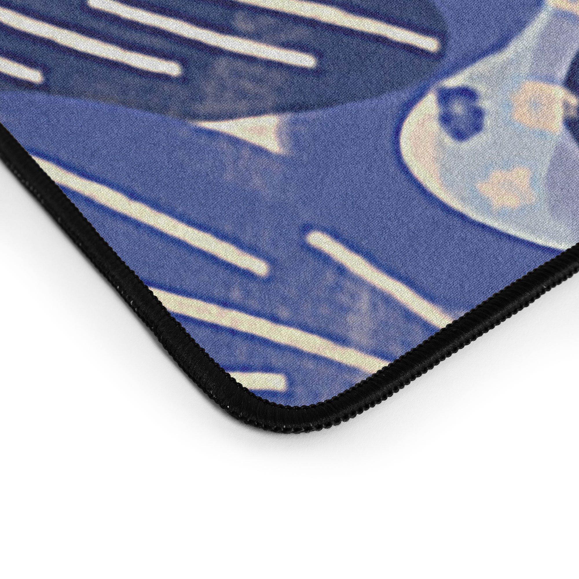 carriecantwell French Country Blue Floral Desk Mat