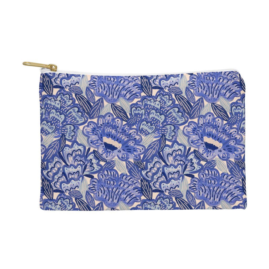 carriecantwell French Country Blue Floral Pouch