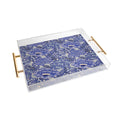 carriecantwell French Country Blue Floral Acrylic Tray