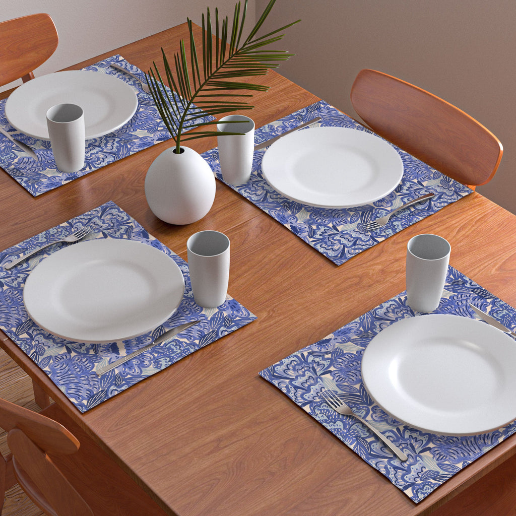 carriecantwell French Country Blue Floral Placemat