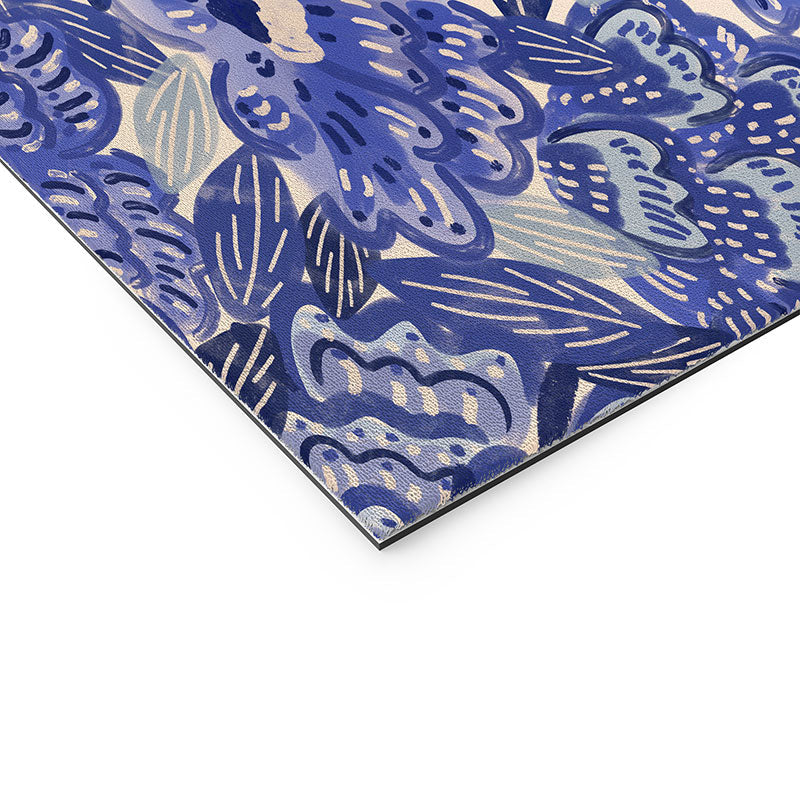carriecantwell French Country Blue Floral Welcome Mat