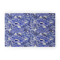 carriecantwell French Country Blue Floral Welcome Mat