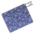 carriecantwell French Country Blue Floral Picnic Blanket