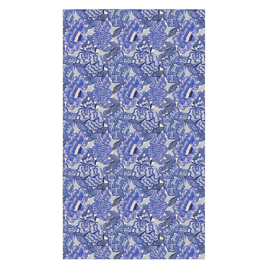 carriecantwell French Country Blue Floral Tablecloth