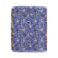 carriecantwell French Country Blue Floral Throw Blanket
