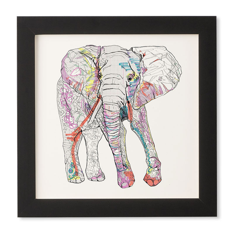Casey Rogers Elephant 1 Framed Wall Art