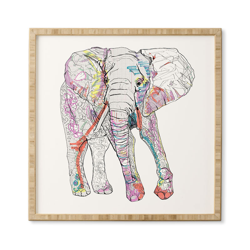 Casey Rogers Elephant 1 Framed Wall Art