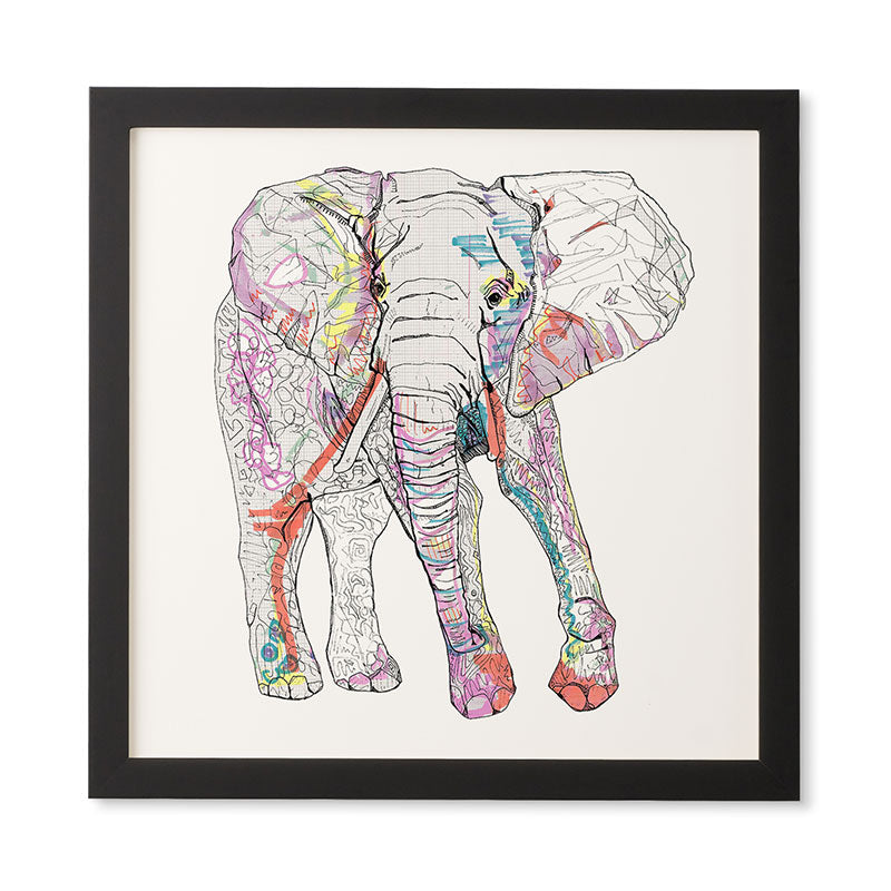 Casey Rogers Elephant 1 Framed Wall Art