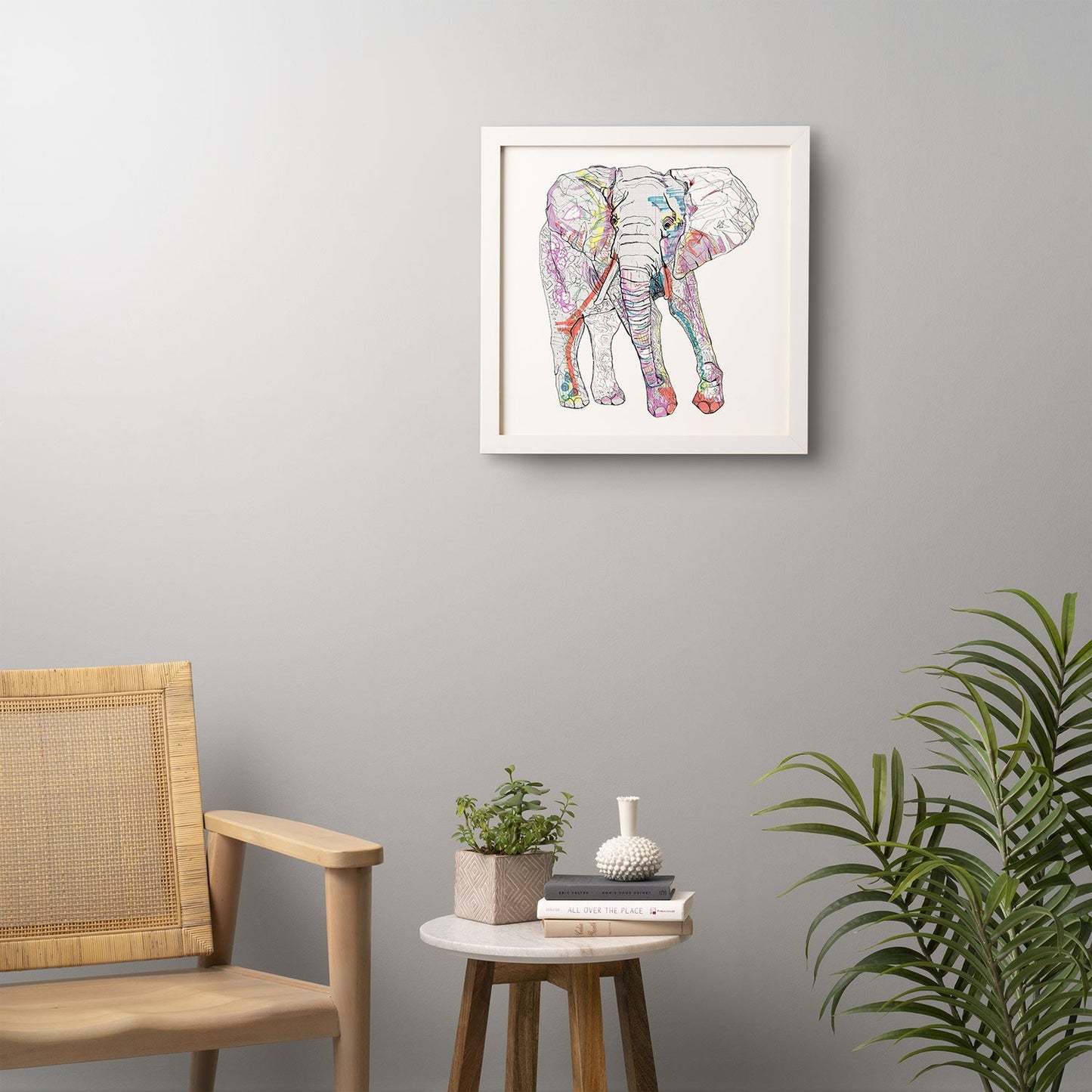 Casey Rogers Elephant 1 Framed Wall Art