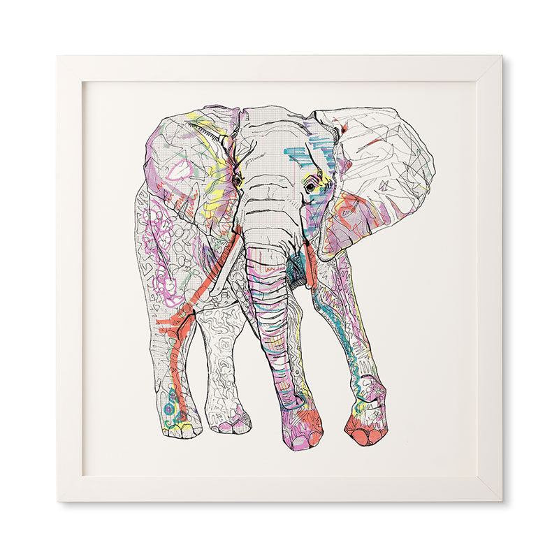 Casey Rogers Elephant 1 Framed Wall Art
