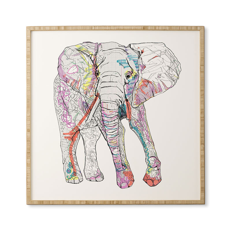 Casey Rogers Elephant 1 Framed Wall Art
