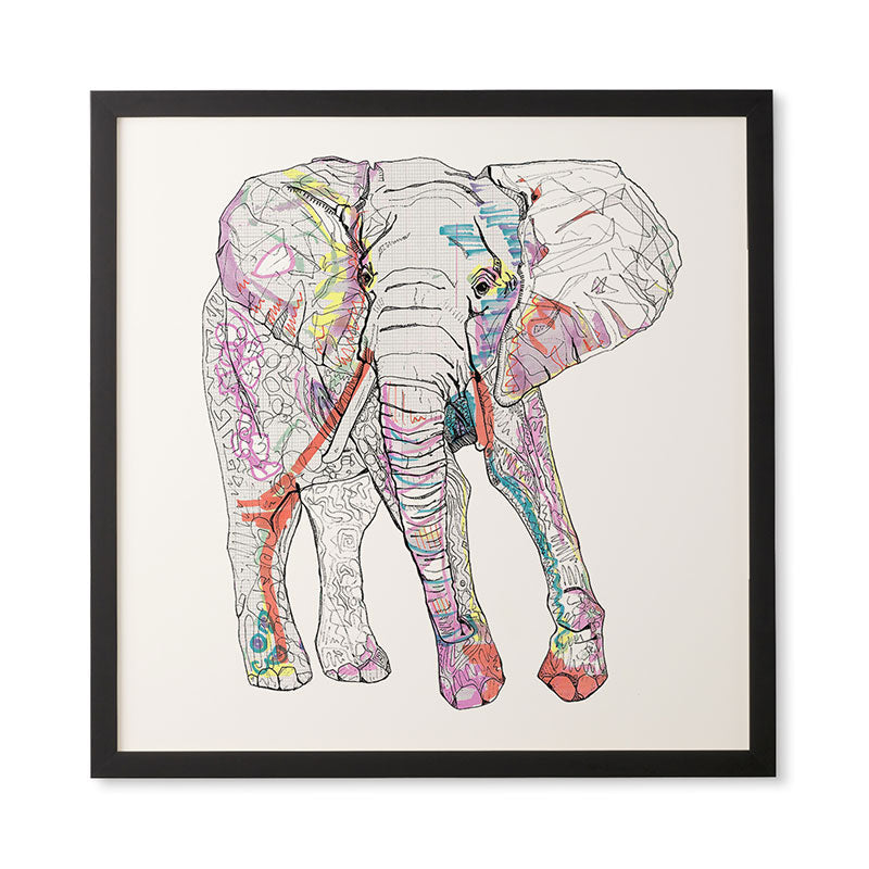 Casey Rogers Elephant 1 Framed Wall Art