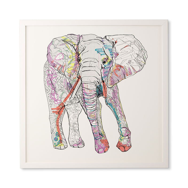 Casey Rogers Elephant 1 Framed Wall Art