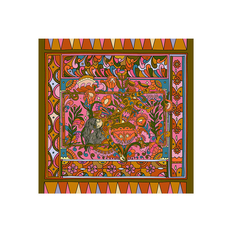 Cassidy Rae Marietta Deco Pink Protea Art Print