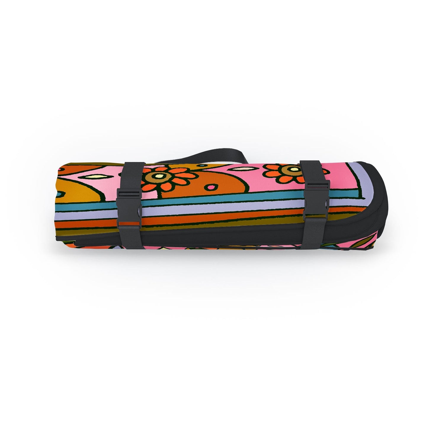 Cassidy Rae Marietta Deco Pink Protea Picnic Blanket