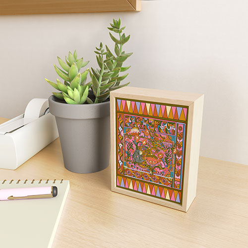 Cassidy Rae Marietta Deco Pink Protea Framed Mini Art Print