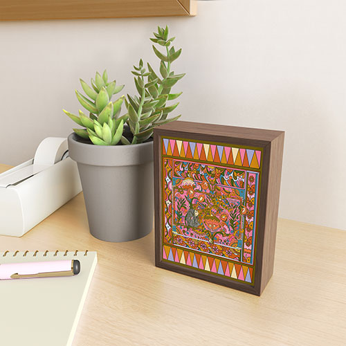 Cassidy Rae Marietta Deco Pink Protea Framed Mini Art Print