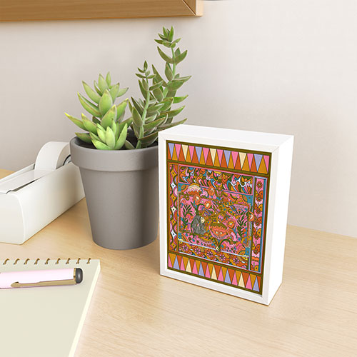 Cassidy Rae Marietta Deco Pink Protea Framed Mini Art Print