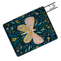 Cat Coquillette Butterfly Symmetry Teal Palet Picnic Blanket