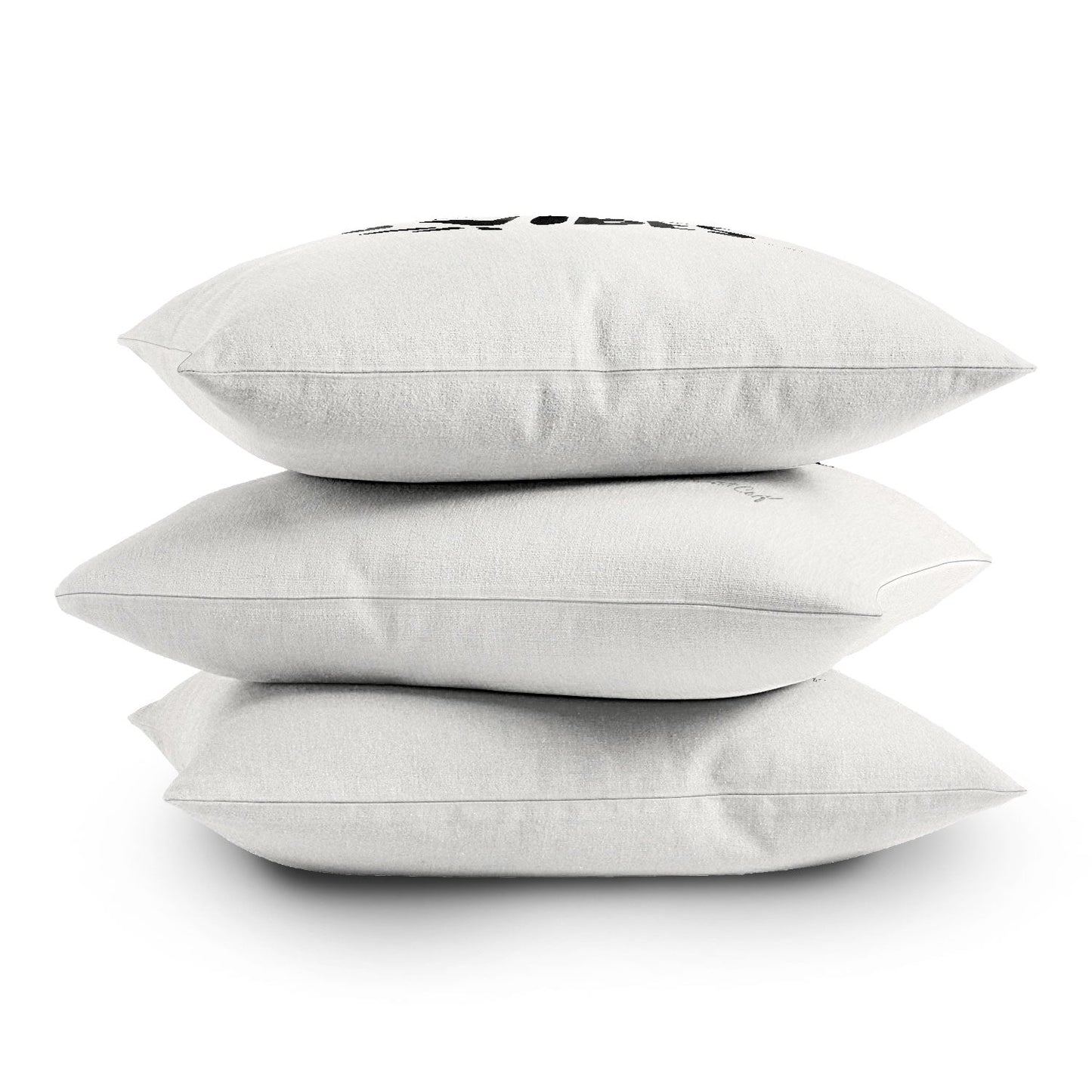 Cat Coquillette Good Vibes Black Ink Outdoor Throw Pillow