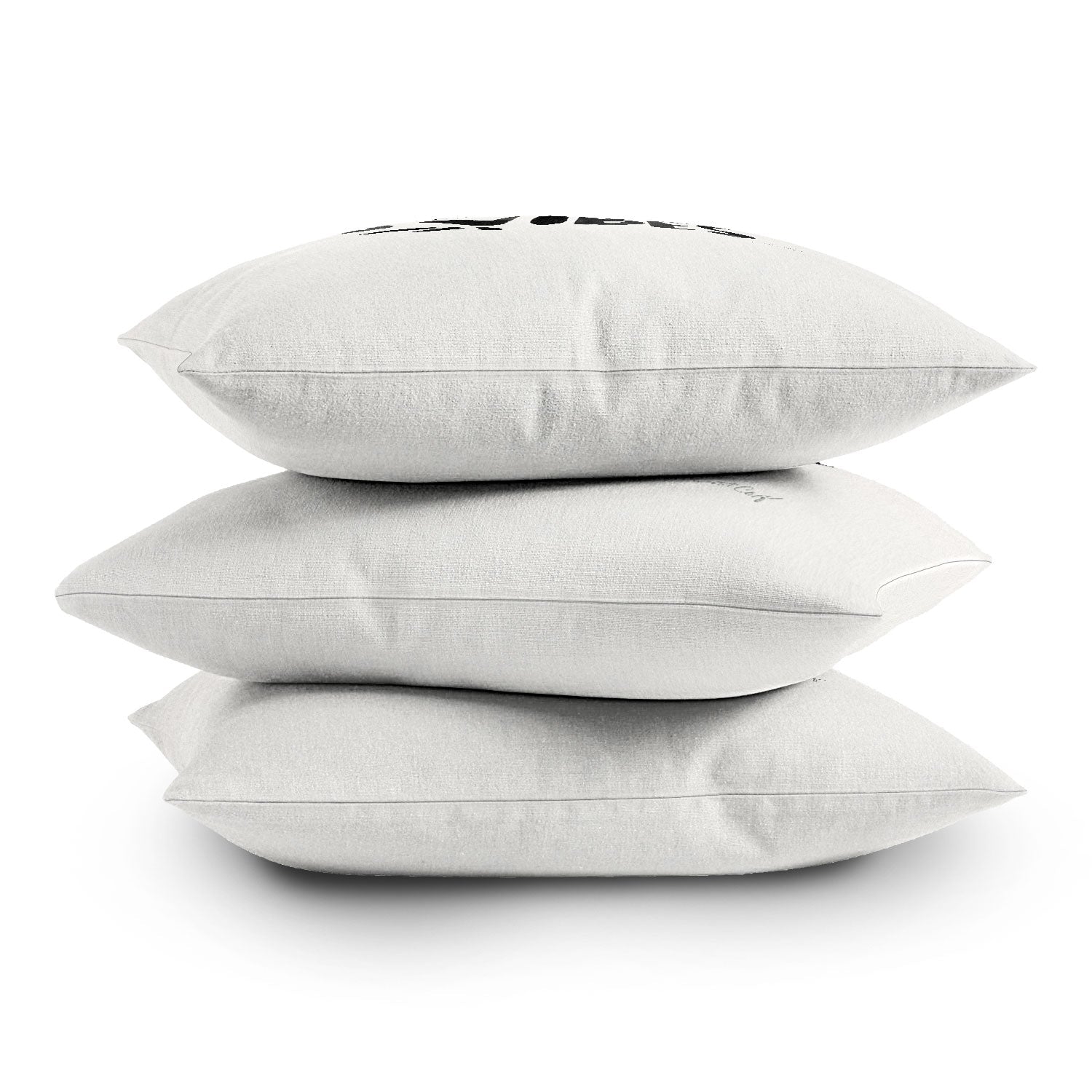 Cat Coquillette Good Vibes Black Ink Outdoor Throw Pillow