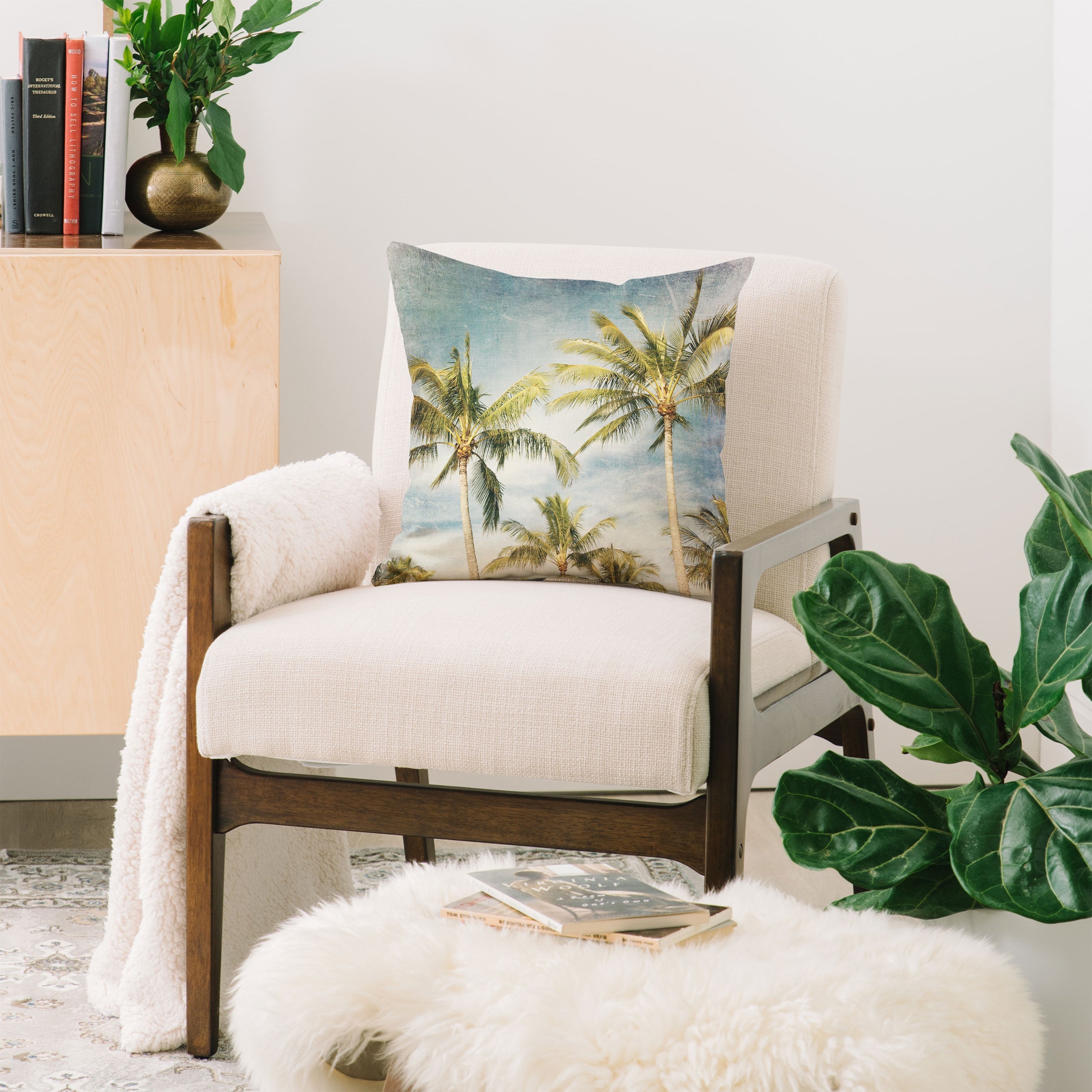 Catherine McDonald Boho Island Throw Pillow