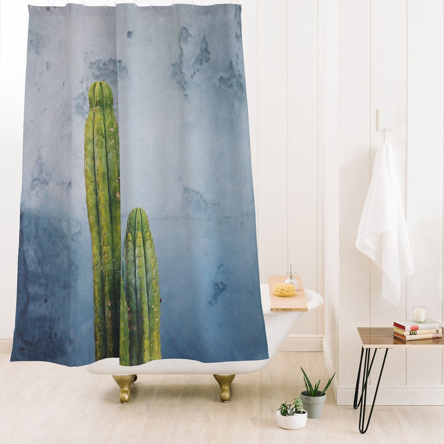 Catherine McDonald Cactus Family Portrait Shower Curtain