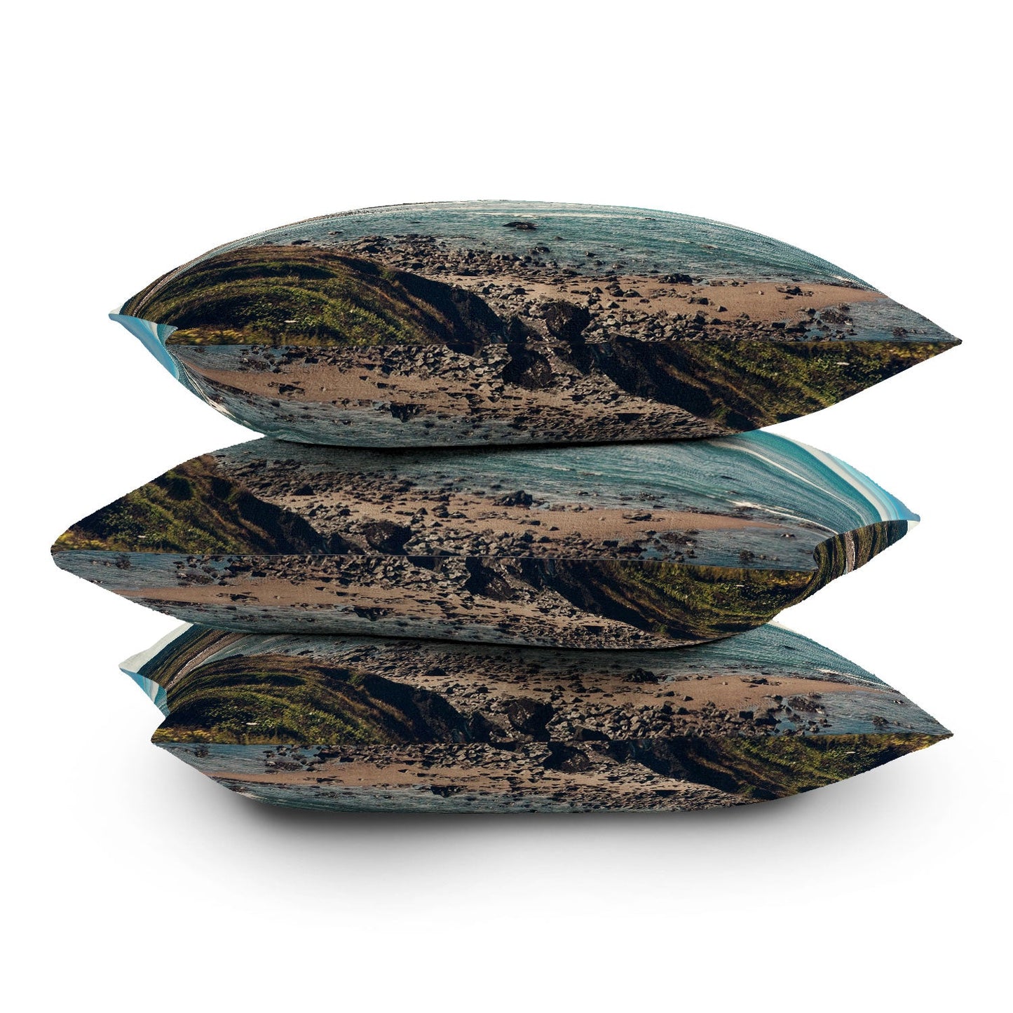 Catherine McDonald California Pacific Coast Highway Throw Pillow