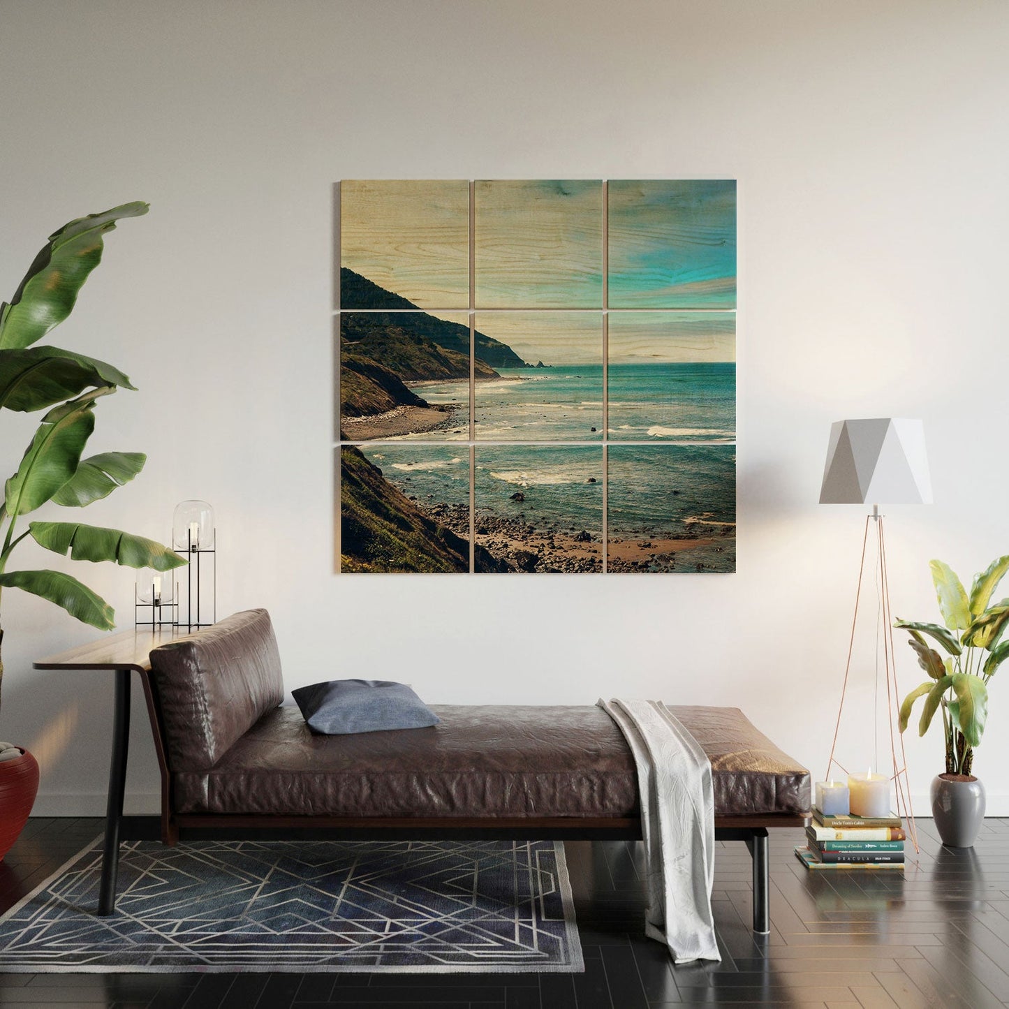 Catherine McDonald California Pacific Coast Highway Wood Wall Mural