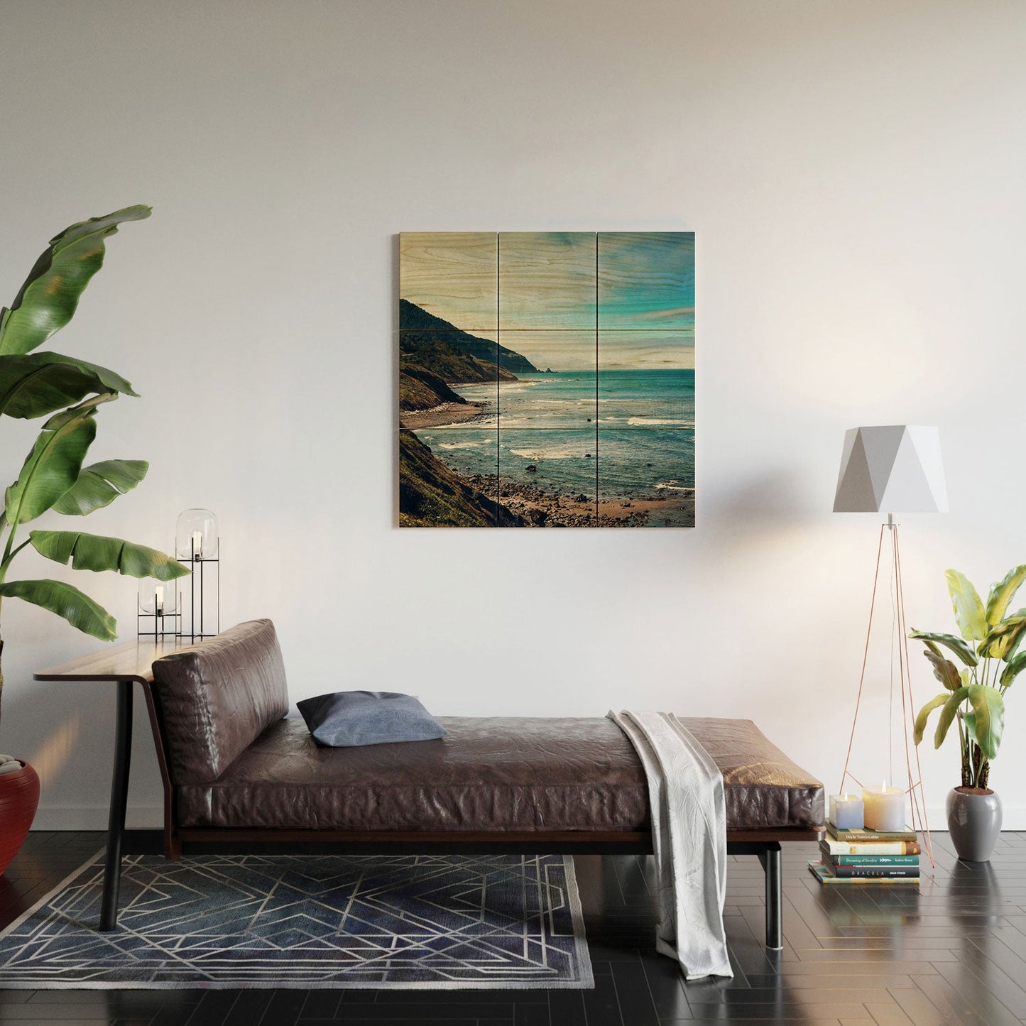 Catherine McDonald California Pacific Coast Highway Wood Wall Mural
