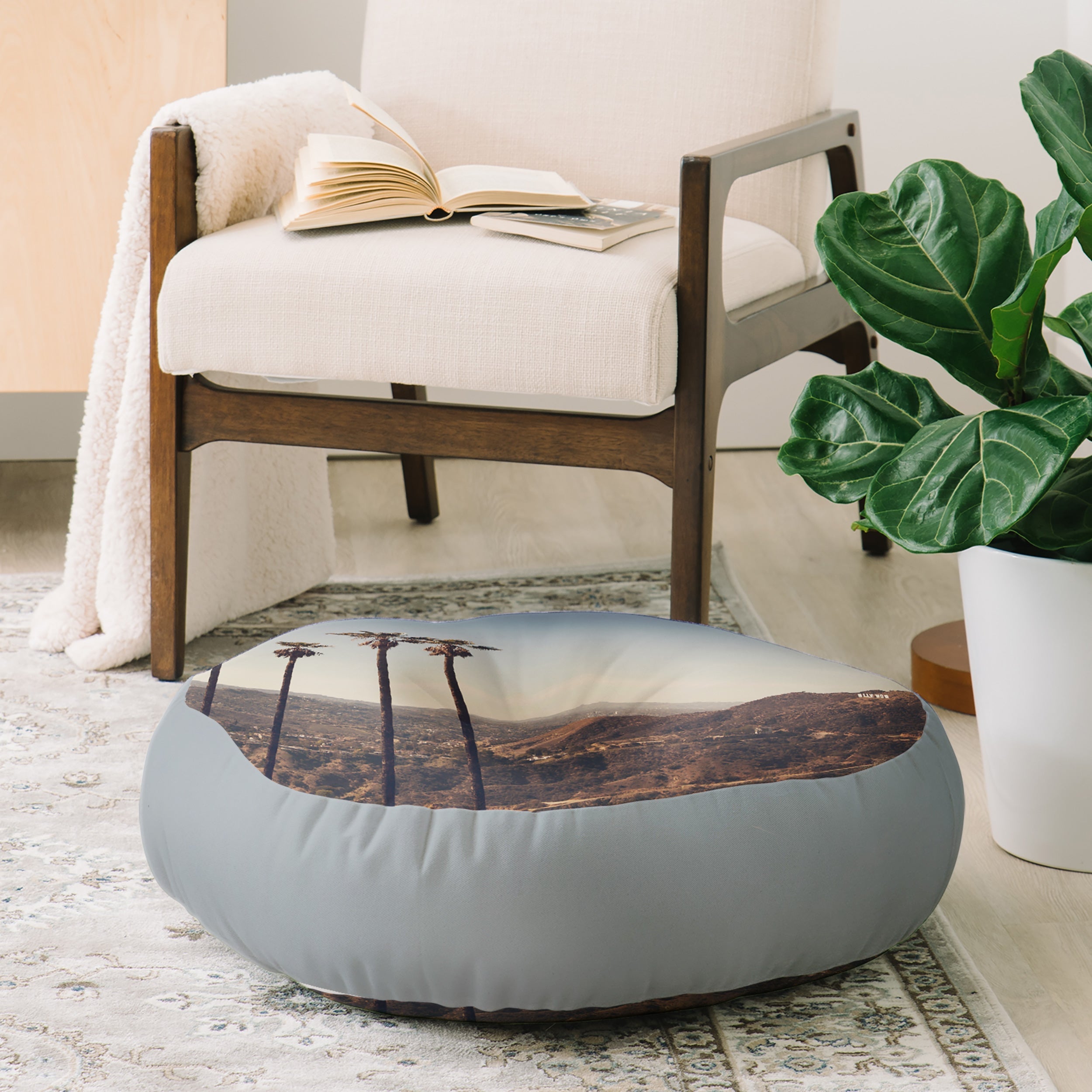 Catherine McDonald Hollywood Hills Floor Pillow Round