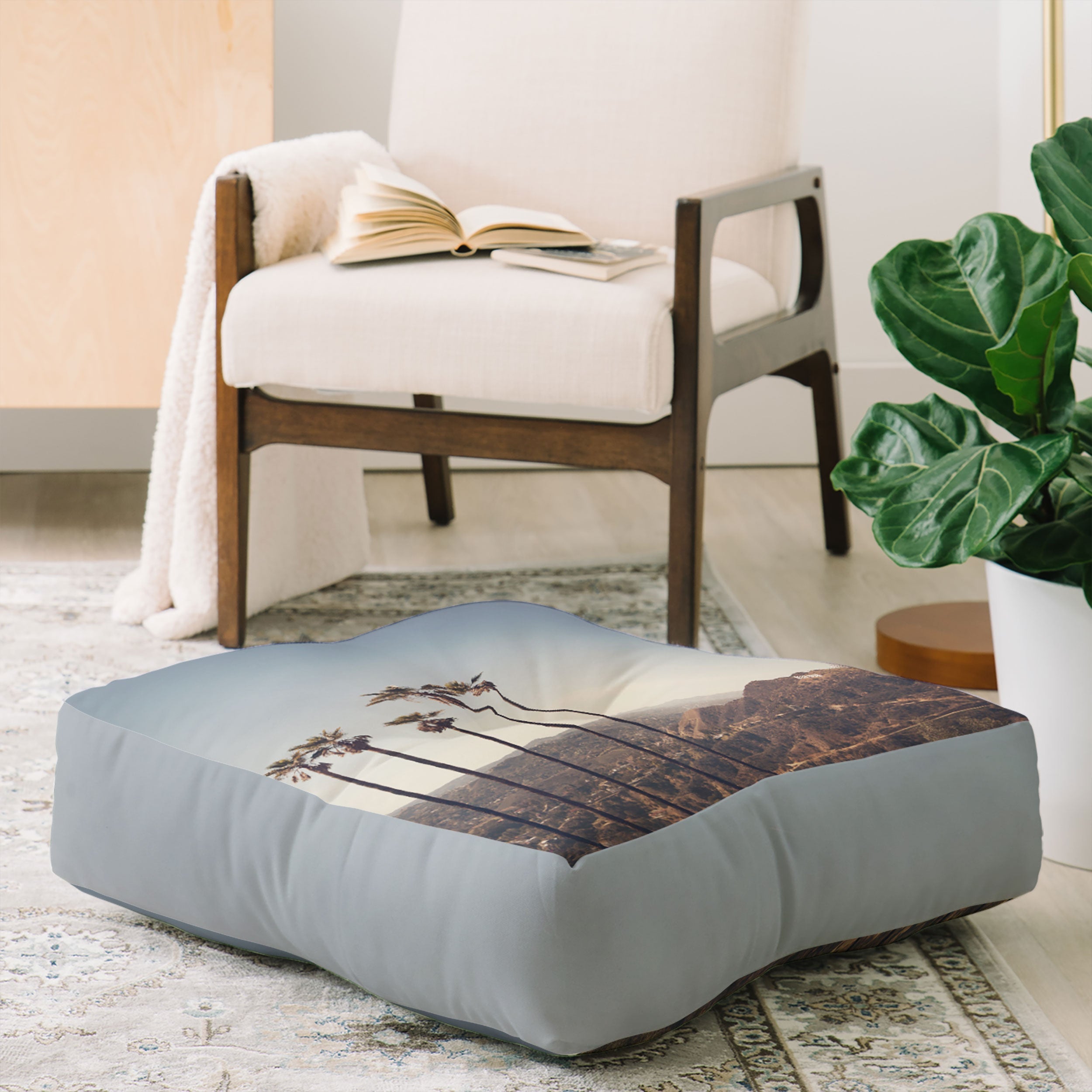Catherine McDonald Hollywood Hills Floor Pillow Square