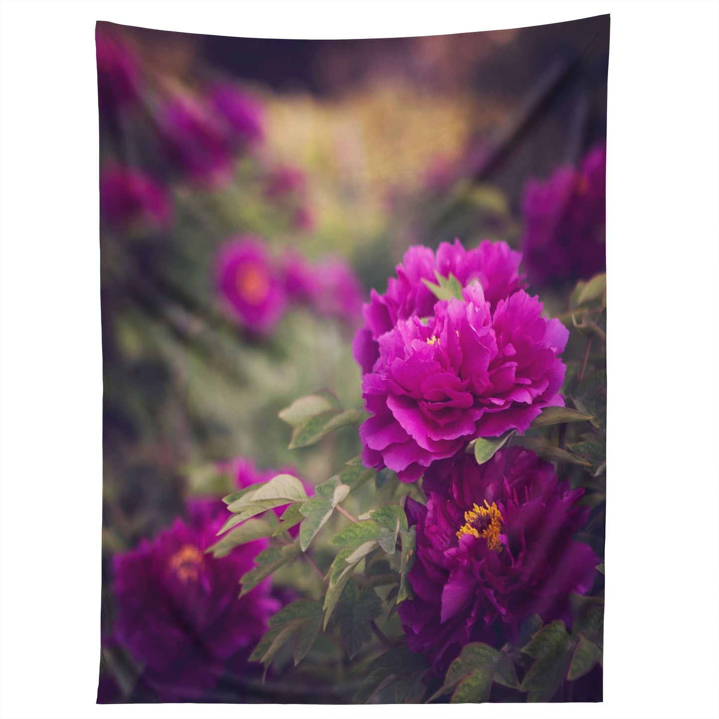 Catherine McDonald Peony Garden At Dayan Pagoda Tapestry