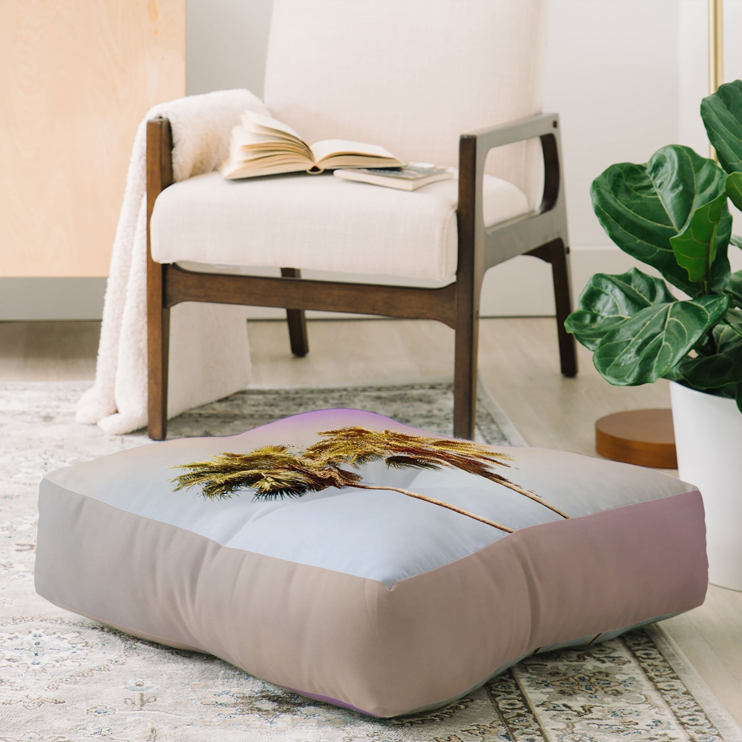 Catherine McDonald Pot of Golden State Floor Pillow Square