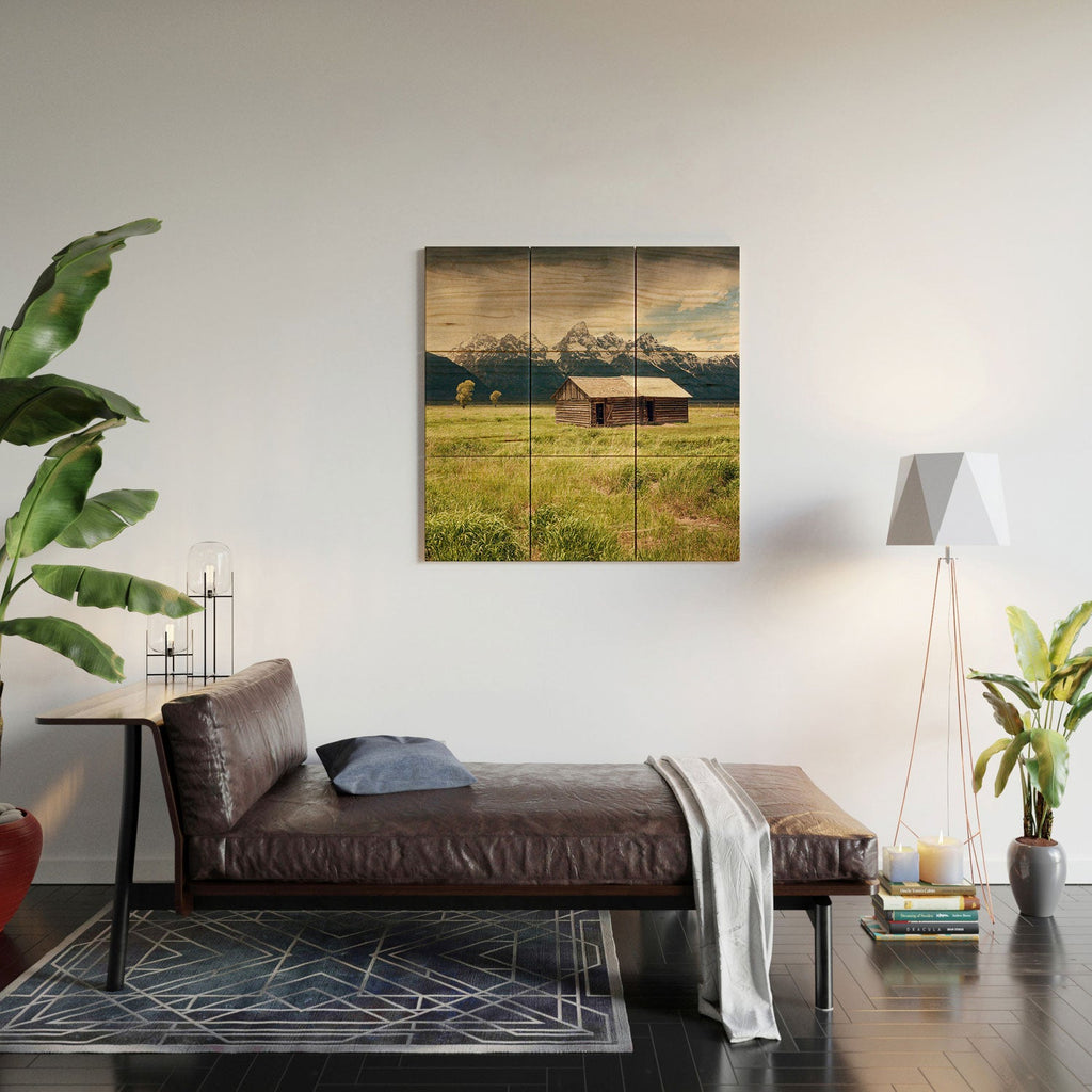 Catherine McDonald Summer In The Tetons Wood Wall Mural