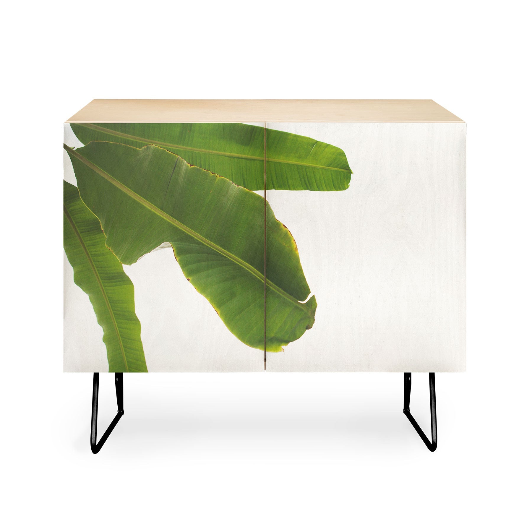 Catherine McDonald Tropical Banana Leaves Credenza