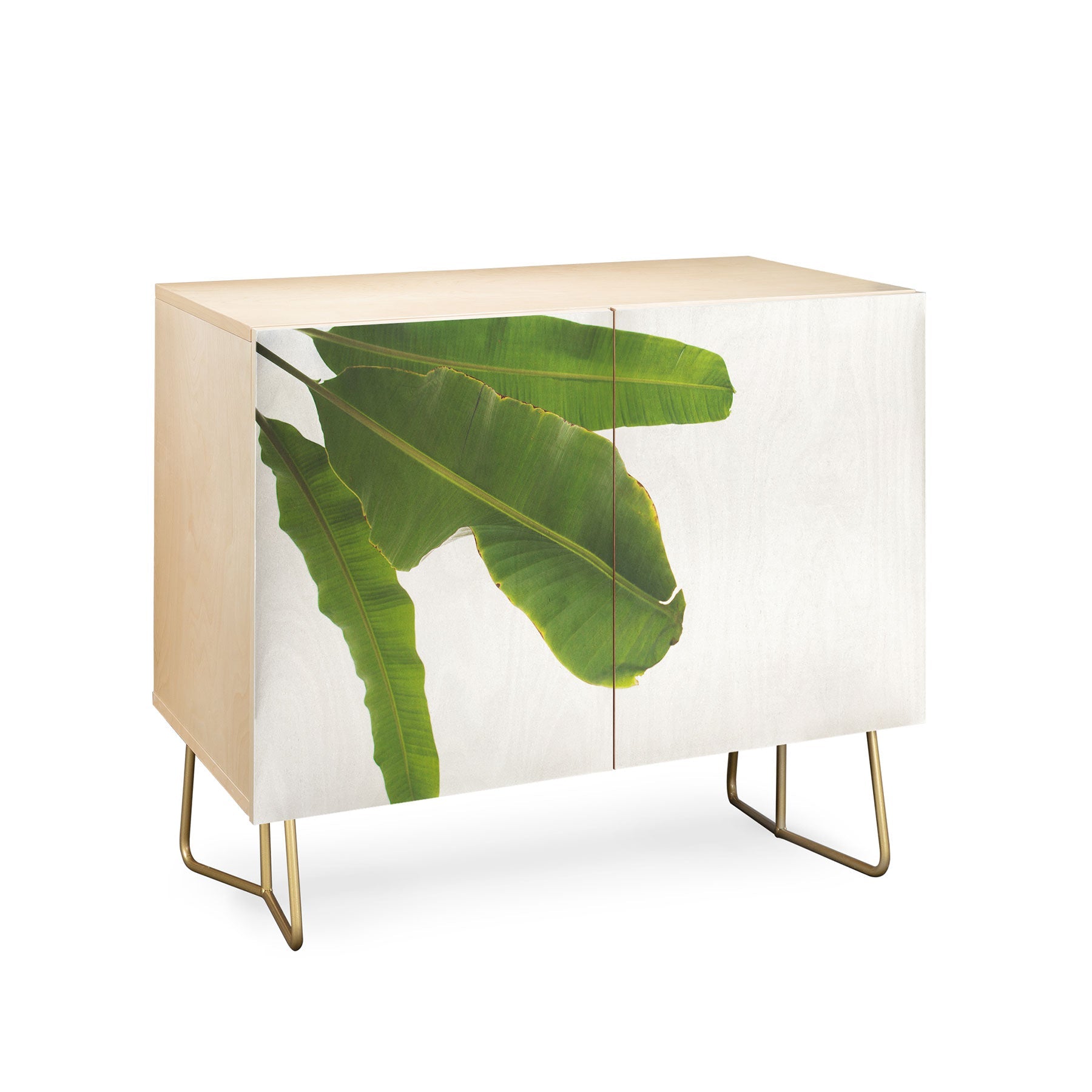 Catherine McDonald Tropical Banana Leaves Credenza