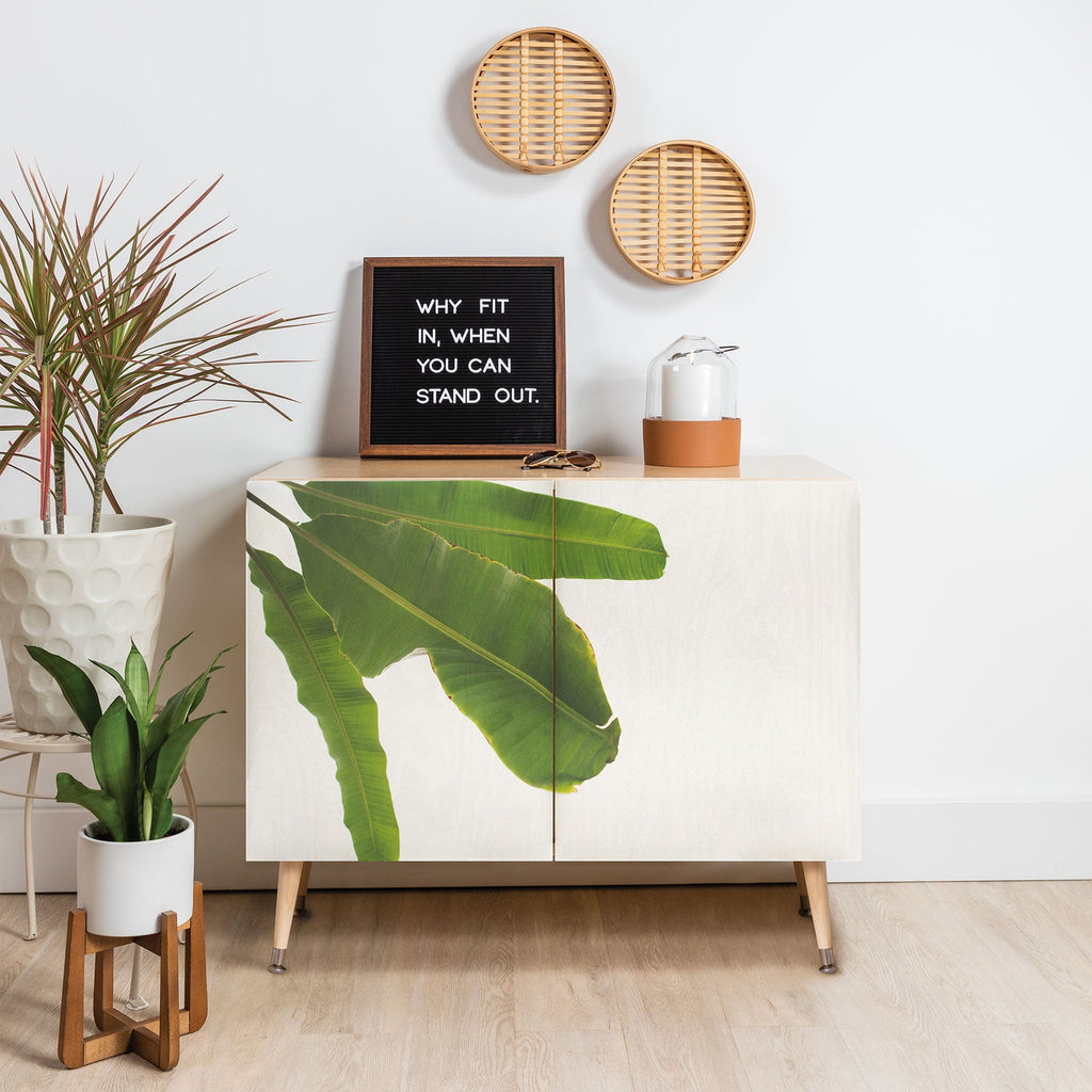 Catherine McDonald Tropical Banana Leaves Credenza