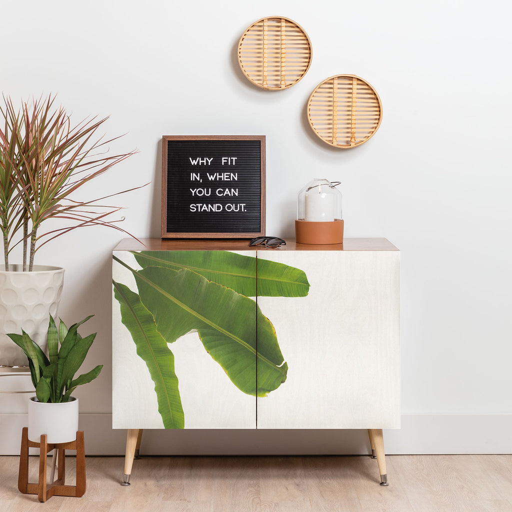 Catherine McDonald Tropical Banana Leaves Credenza