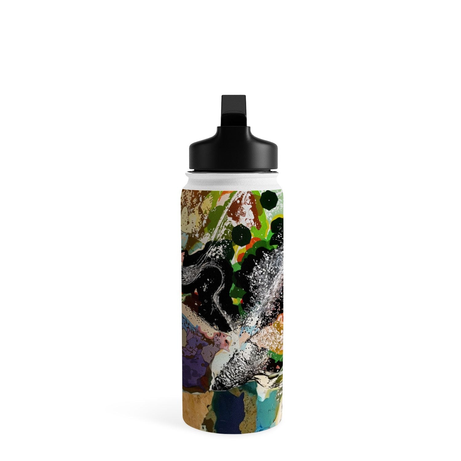 83 Oranges Echoes Beneath the Surface Water Bottle