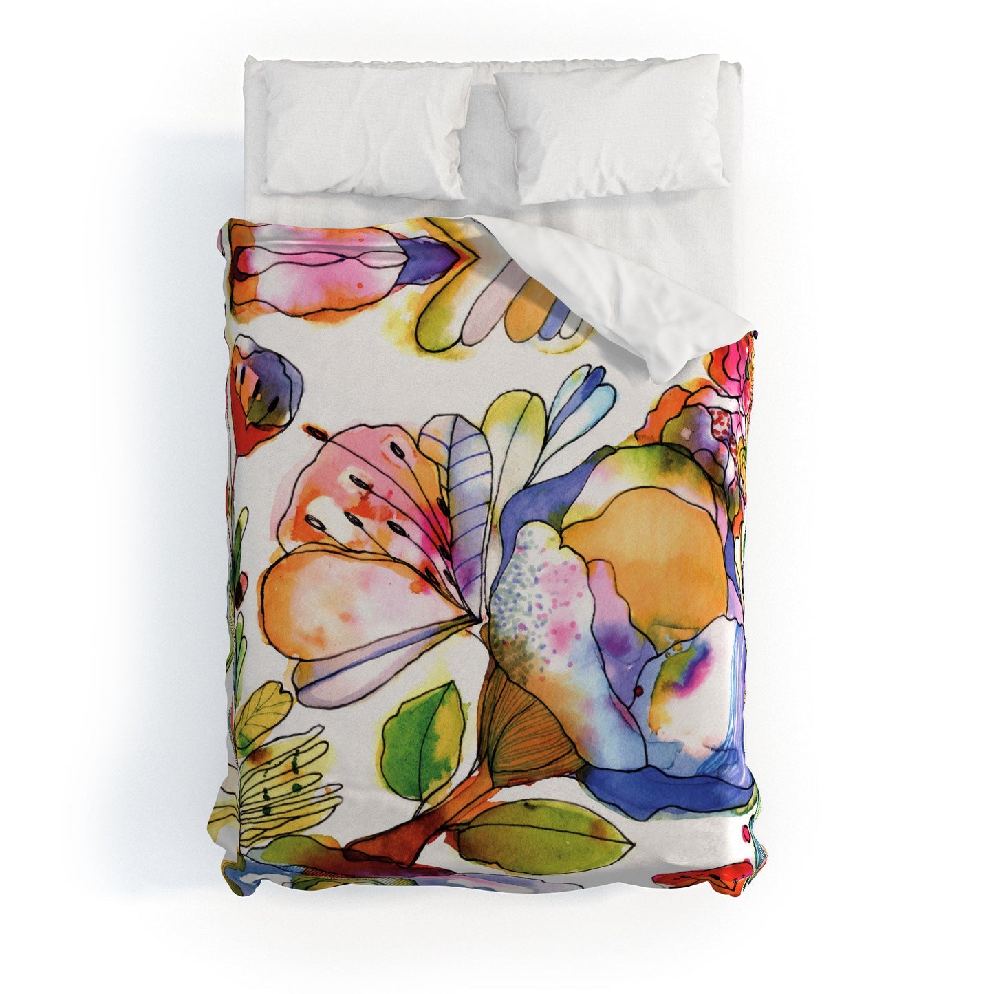 CayenaBlanca Blossom Pastel Duvet Cover