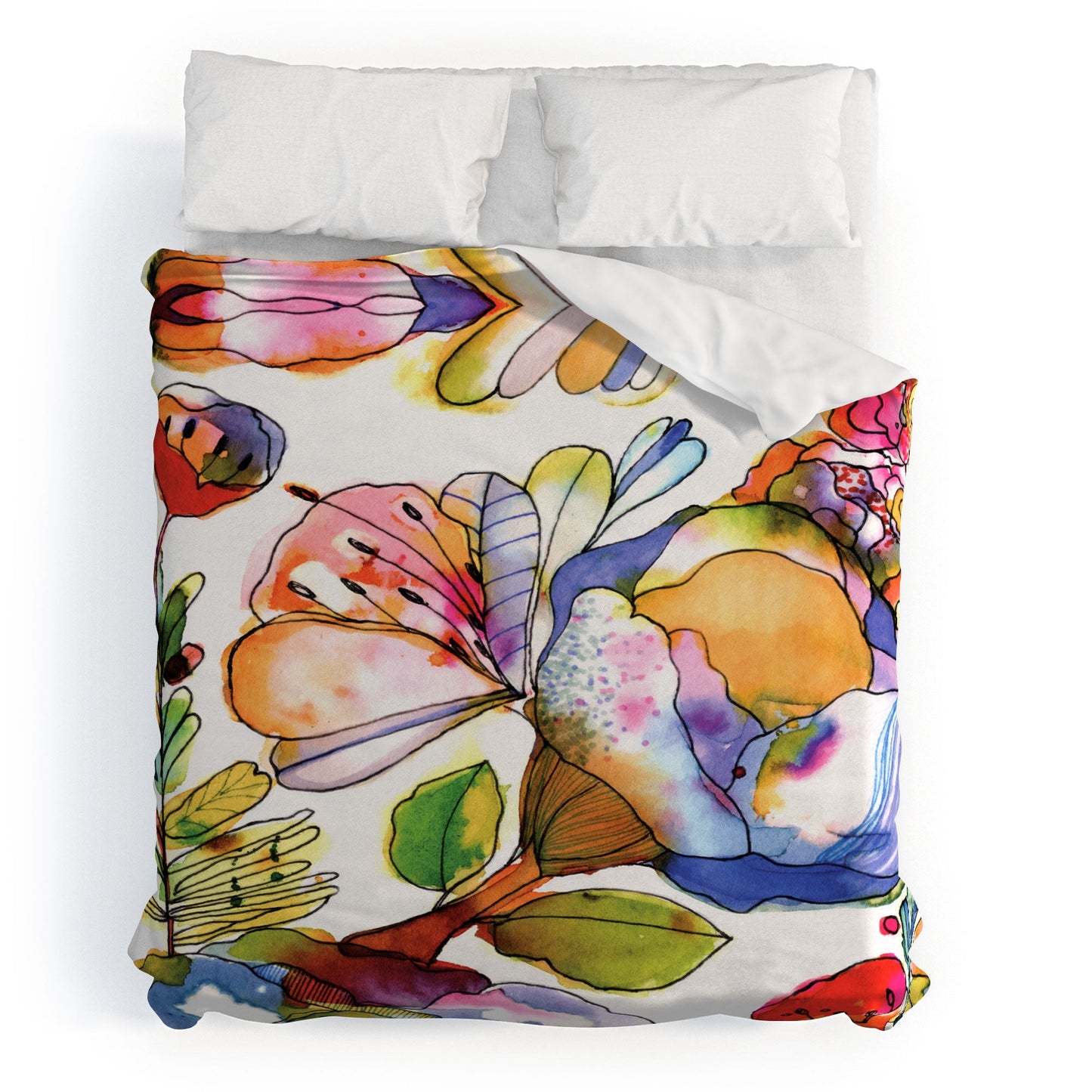 CayenaBlanca Blossom Pastel Duvet Cover