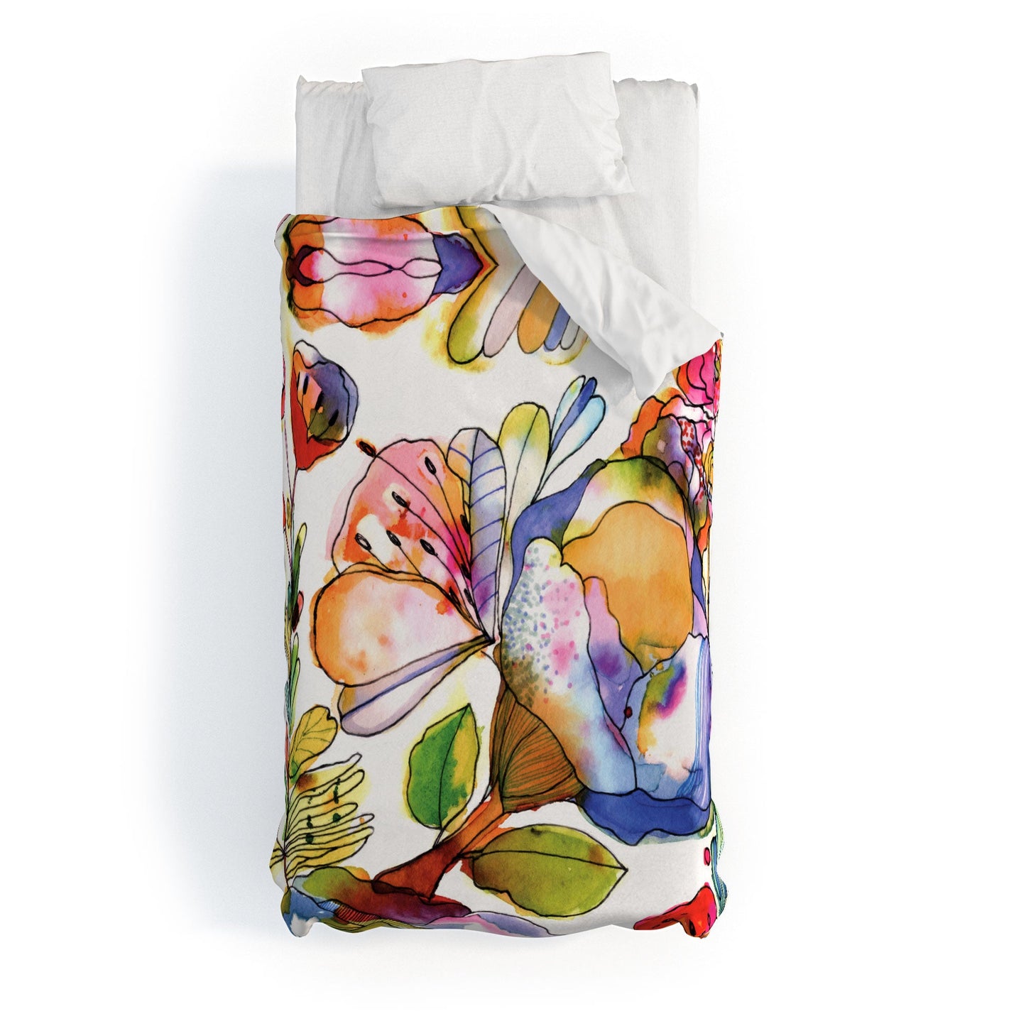 CayenaBlanca Blossom Pastel Duvet Cover
